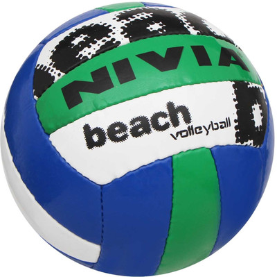 

Nivia Beach Volleyball - Size: (White, Blue