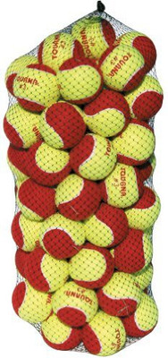 

Tourna Low Compression Stage 3 Tennis Ball Tennis Ball(Pack of 60, Red, Yellow)