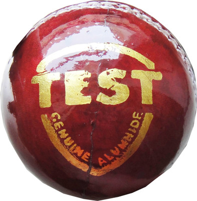 

Rhino Test Cricket Leather Ball(Pack of 1, Red)