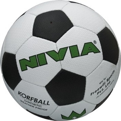 

Nivia Korf Ball(Pack of 1, White, Black