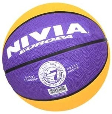 

Nivia Delhi Dunk Basketball - Size: (Purple, Yellow