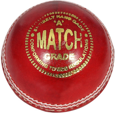 

RS SPORT MATCH Cricket Leather Ball(Pack of 1, Multicolor, Red)