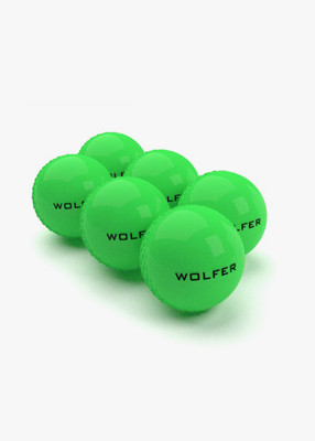 

Wolfer Wind Cricket Rubber Ball(Pack of 6, Green)