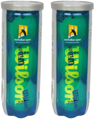 

Wilson Australian Open Tennis Ball(Pack of 2, Yellow)
