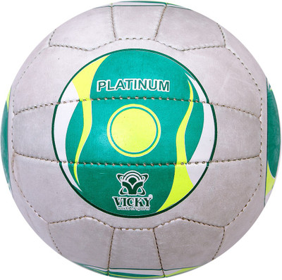 Vicky Platinum Football - Size: (Pack of 1, Grey