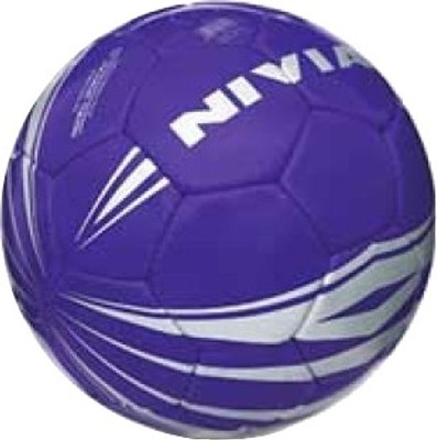 

Nivia Super Synthetic Football - Size: (Silver, Blue, Purple;silver