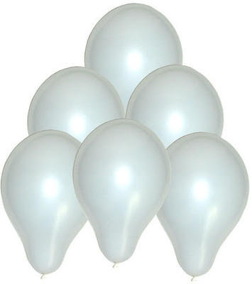 

Tiger Solid 50002 Balloon(White, Pack of 50)