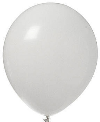 

Tiger Solid 50038 Balloon(White, Pack of 50)