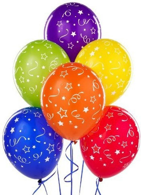 

Funcart Printed 5236990 Balloon(Multicolor, Pack of 5)