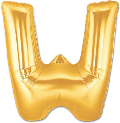 

Priyals Solid Golden - W Balloon(Gold, Pack of 1)