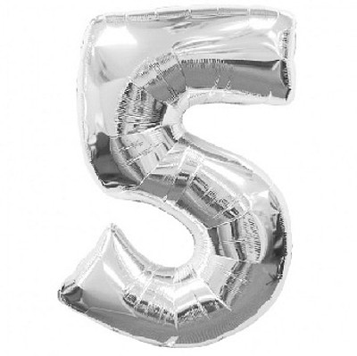 Anagram Printed 1374901 Balloon(Silver, Pack of 1)