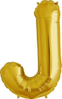 

Priyals Solid Golden - J Balloon(Gold, Pack of 1)