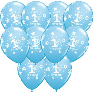 

Planet Jashn Printed 38067 Balloon(Blue, Pack of 10)