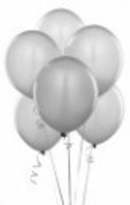 

Party Anthem Solid PASLB55 Balloon(Silver, Pack of 50)