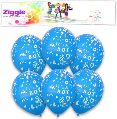

Party Printed BAL1453 Balloon(Blue, Pack of 30)