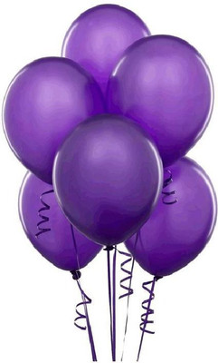 

Homeshopeez Solid PLN-PRPL-50 Balloon(Purple, Pack of 50)