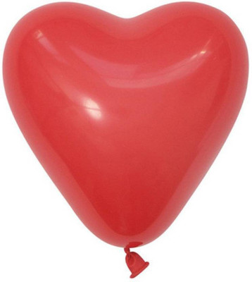 

Jamboree Solid 1RedHeart100 Balloon(Red, Pack of 100)
