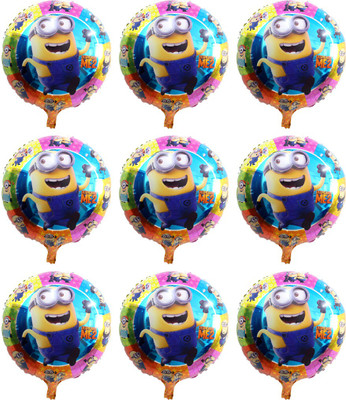 

Prollon Printed Big M M 1 Pack 9 Balloon(Multicolor, Pack of 9)