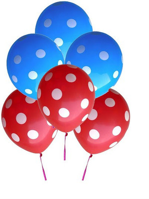 

GrandShop Printed 50220 Balloon(Blue, Red, Pack of 25)