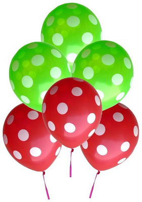 

GrandShop Printed 50222 Balloon(Green, Red, Pack of 25)