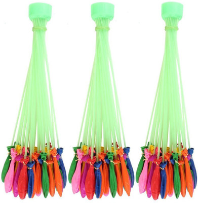 

Satyam Kraft Solid HOLI Water Balloon maker Balloon(Multicolor, Pack of 3)