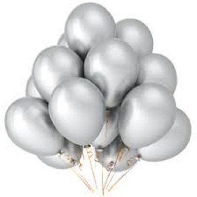 

Awesomedaysin Solid MET3 Balloon(Silver, Pack of 50)
