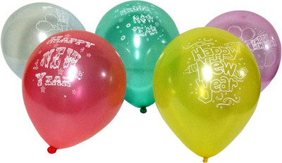 

Funcart Printed BLNHPYNYEAR Balloon(Multicolor, Pack of 10)