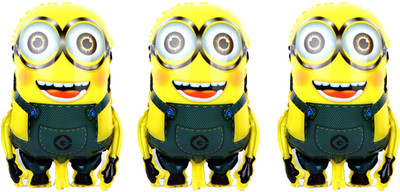 

Prollon Printed Medium Minion 2 Eye Pack 3 Balloon(Multicolor, Pack of 3)