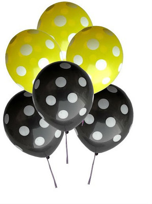 

GrandShop Printed 50226 Balloon(Yellow, Black, Pack of 25)
