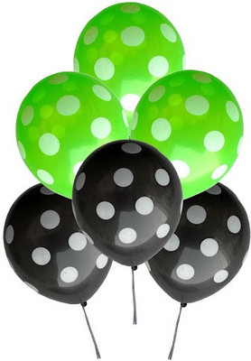 

GrandShop Printed 50221 Balloon(Green, Black, Pack of 25)