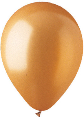 

Bobo Funco Solid Metallic Latex Balloon(Gold, Pack of 25)