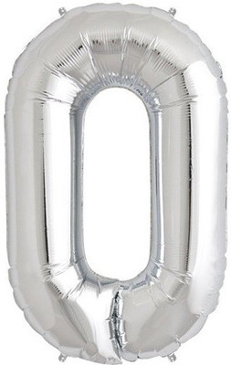 

GrandShop Solid "O" Letter Foil Balloon(Silver, Pack of 1)