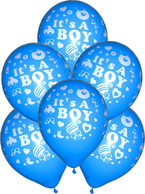 

GrandShop Printed GS50327 Balloon(Blue, Pack of 30)