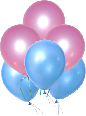 

GrandShop Solid GS50309 Balloon(Blue, Pink, Pack of 50)