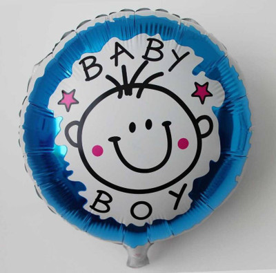 

Priyals Printed Baby Shower - Boy Balloon(Blue, Pack of 1)