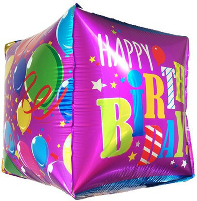 

GrandShop Printed Happy Birthday Square Lantern Balloon(Multicolor, Pack of 1)