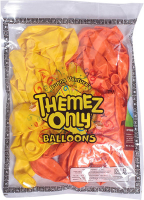 

Themez Only Solid 8906049291510 Balloon(Orange, Yellow, Pack of 1)