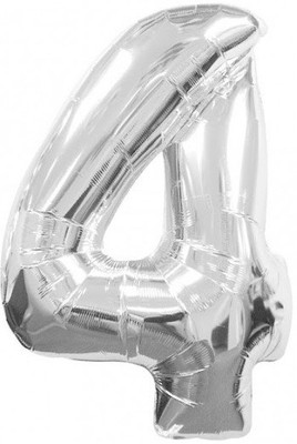 

GrandShop Solid GS50434 Balloon(Silver, Pack of 1)