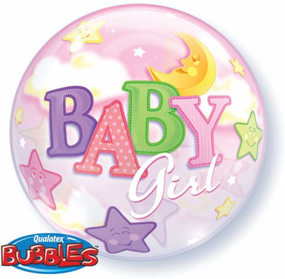 Qualatex Printed 23598 Bubble Balloon(Pink, Pack of 1) Qualatex Printed 23598 Bubble Balloon(Pink, Pack of 1)