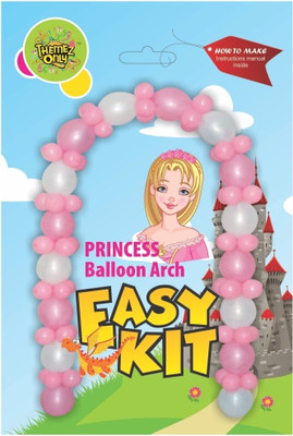 

Themez Only Printed 8906049290339 Balloon(Pink, White, Pack of 89)