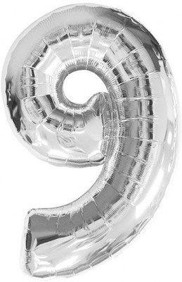 

GrandShop Solid GS50439 Balloon(Silver, Pack of 1)