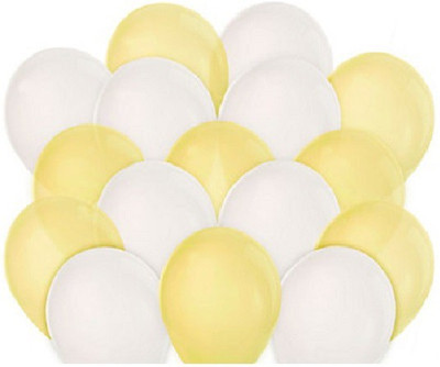 

Kosh Solid KOYWB70 Balloon(Yellow, White, Pack of 16)