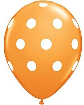 

Funcart Printed POBORG-FUN Balloon(Orange, Pack of 5)