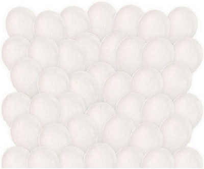 

Kosh Solid BALKO100W Balloon(White, Pack of 100)