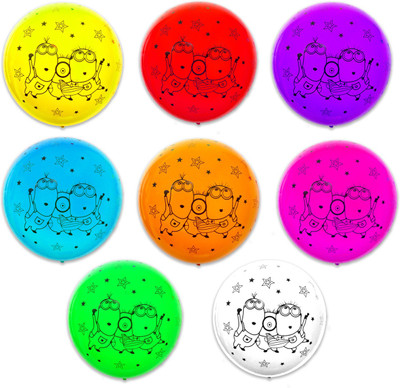 

Prollon Printed Assorted Small Balloon Balloon(Multicolor, Pack of 9)