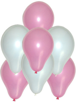 

Tiger Solid 50165 Balloon(Pink, White, Pack of 50)