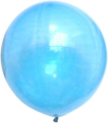 

GrandShop Solid Super Large Round Balloon(Blue, Pack of 5)