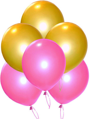 

Lighter House Solid FK-612 Balloon(Gold, Pink, Pack of 100)