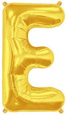 

Priyals Solid Golden - E Balloon(Gold, Pack of 1)