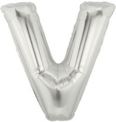 

Bettalic Printed 15922S V Balloon(Silver, Pack of 1)
